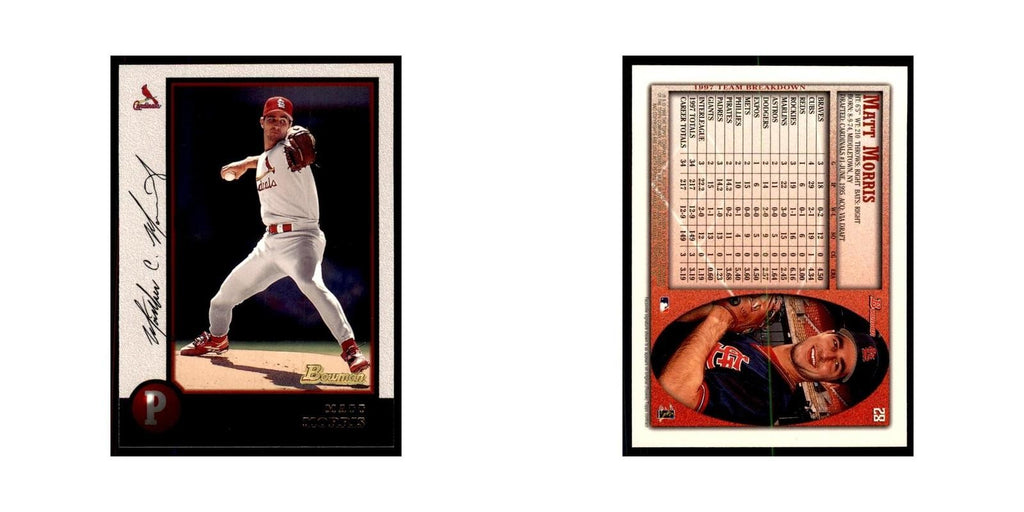 1998 Bowman Matt Morris Baseball Cards #28