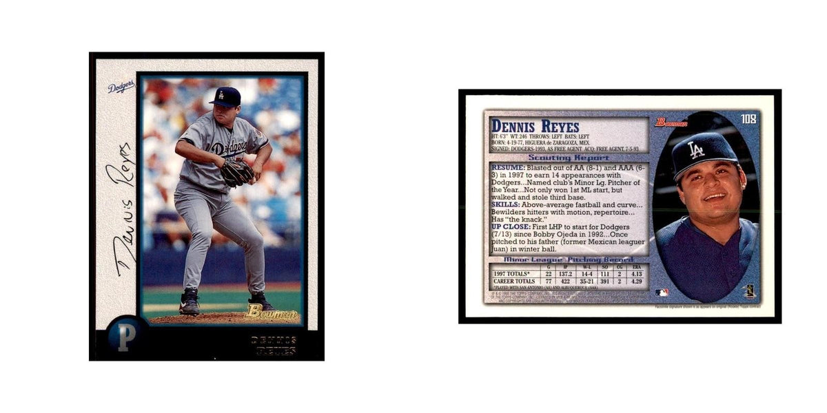 1998 Bowman Dennis Reyes Baseball Cards #108