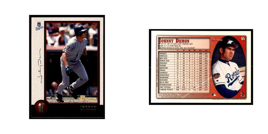 1998 Bowman Johnny Damon Baseball Cards #65