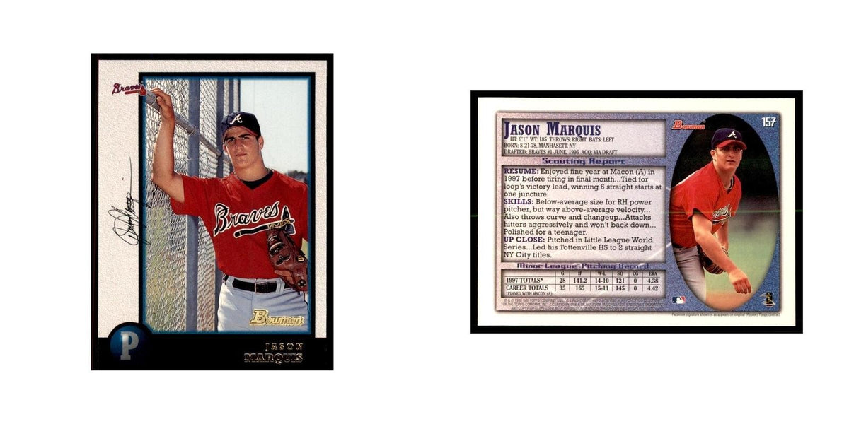 1998 Bowman Jason Marquis Baseball Cards #157