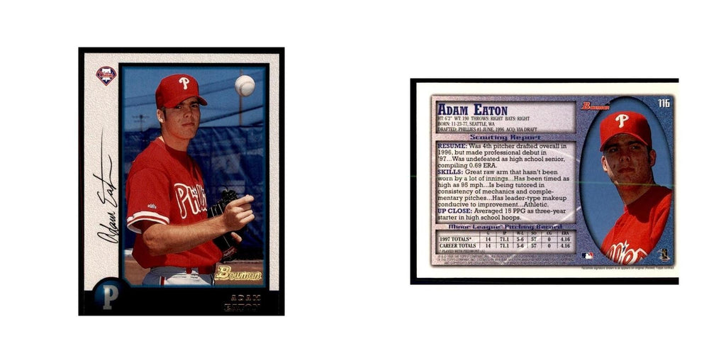 1998 Bowman Adam Eaton Baseball Cards #116