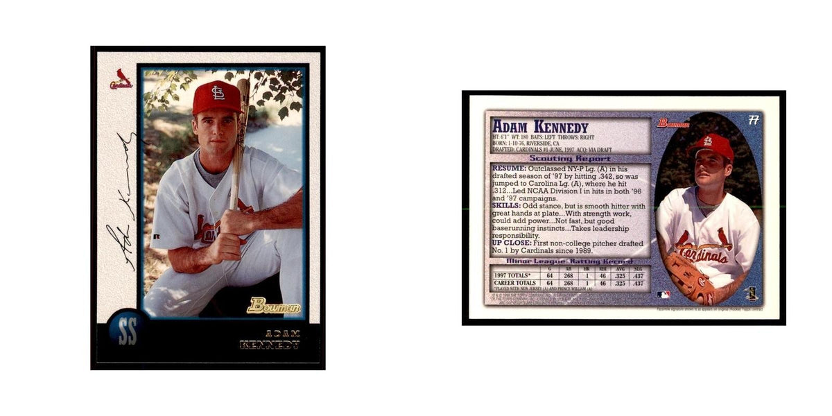 1998 Bowman Adam Kennedy Baseball Cards #77