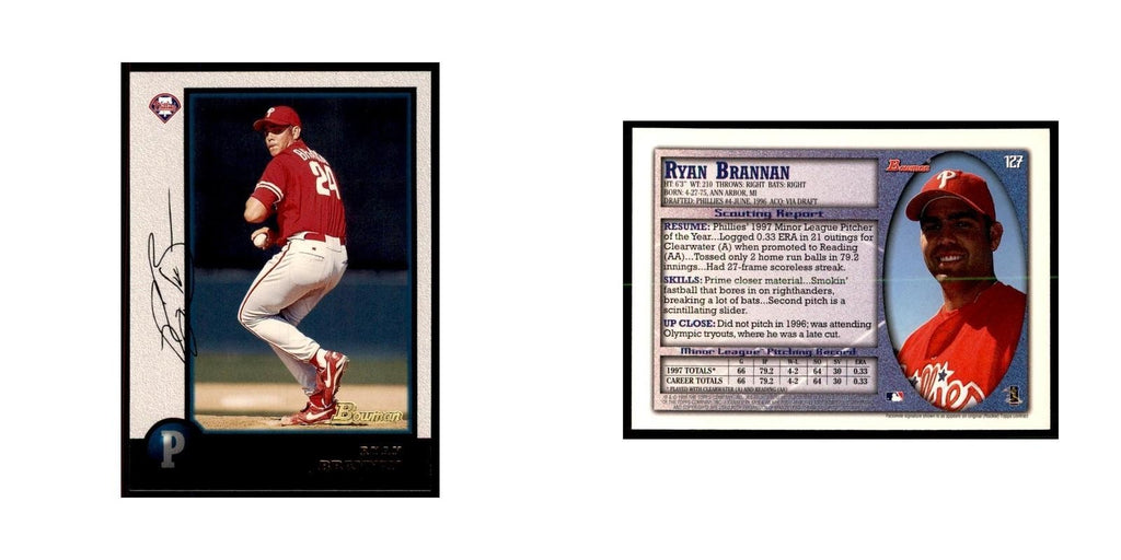 1998 Bowman Ryan Brannan Baseball Cards #127