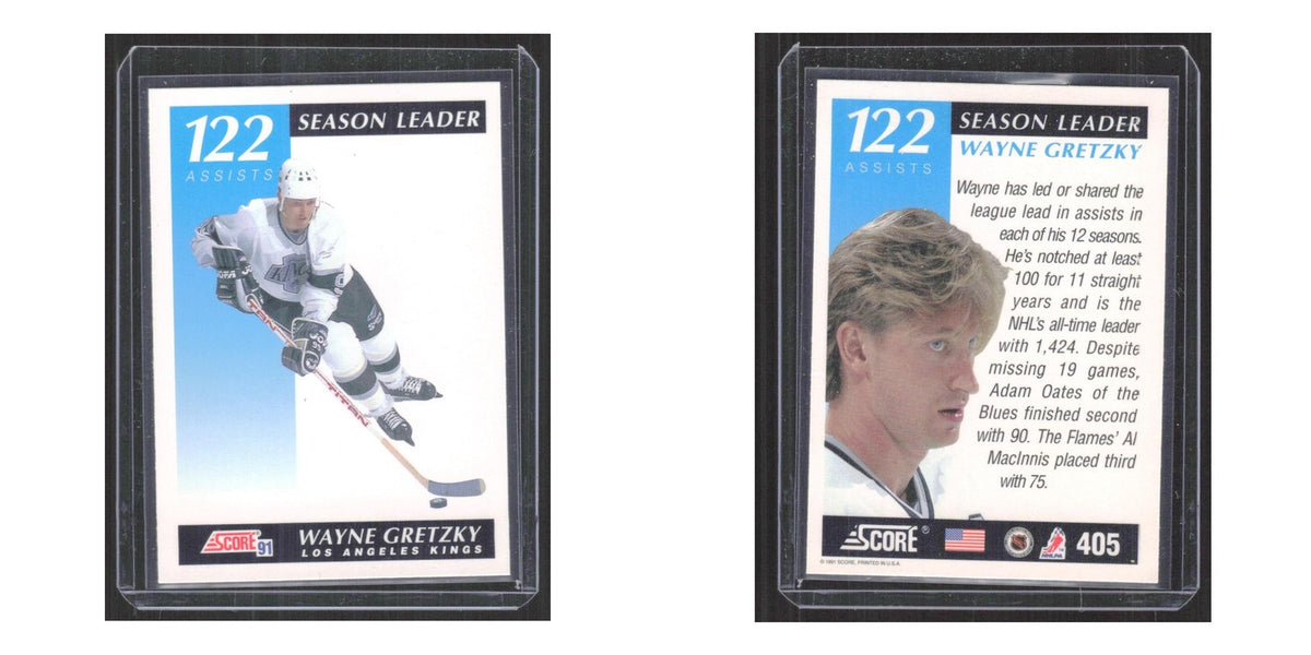 1991 Score American Wayne Gretzky Los Angeles Kings #405