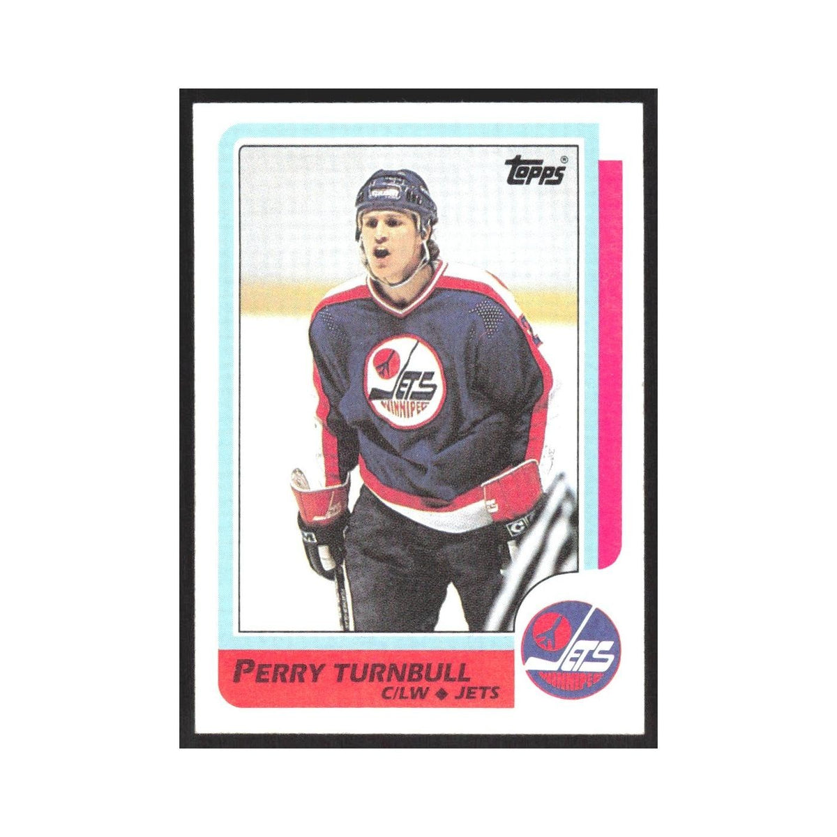 1986 Topps Perry Turnbull Winnipeg Jets #170