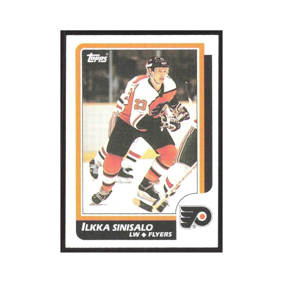 1986 Topps Ilkka Sinisalo Philadelphia Flyers #36
