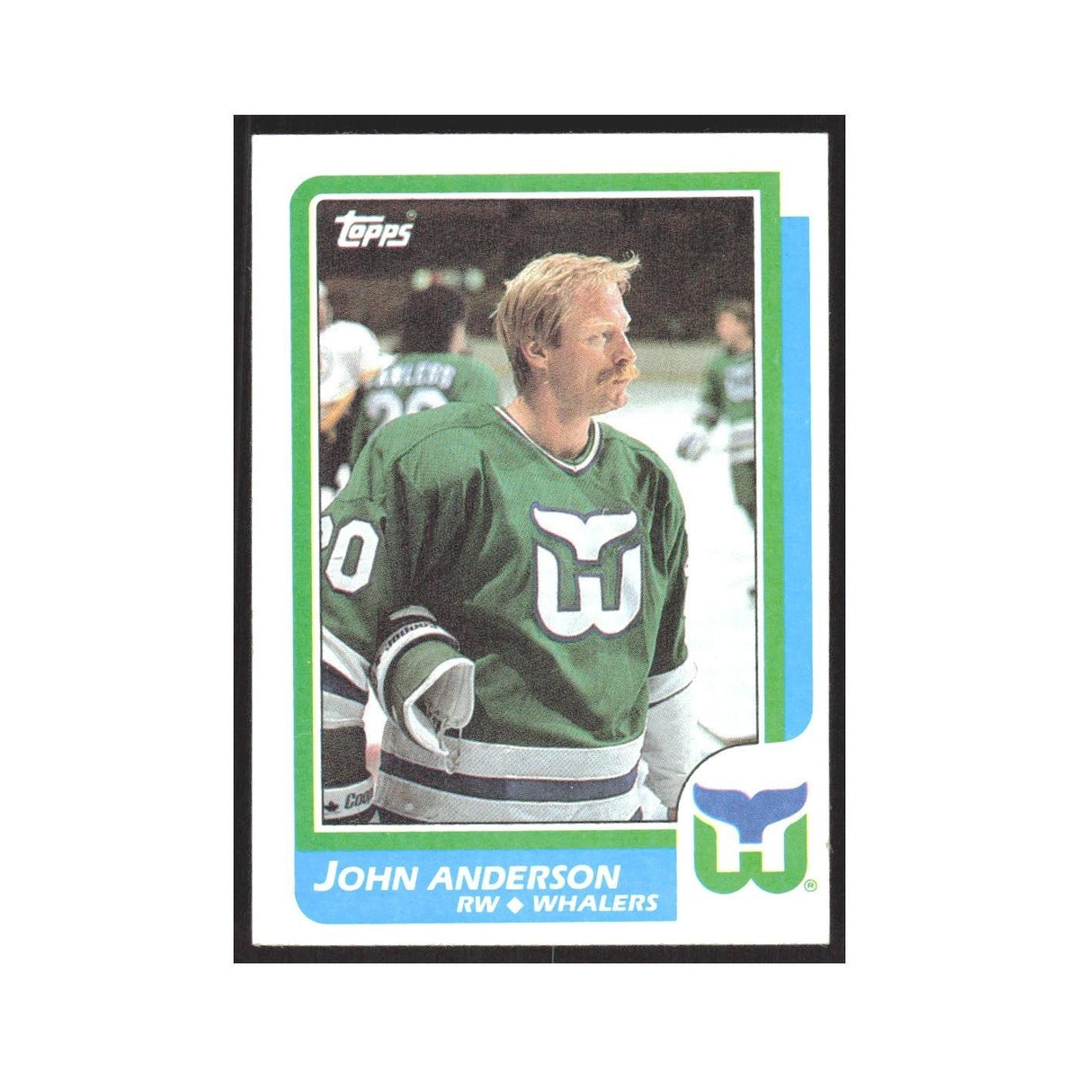 1986 Topps John Anderson Hartford Whalers #13