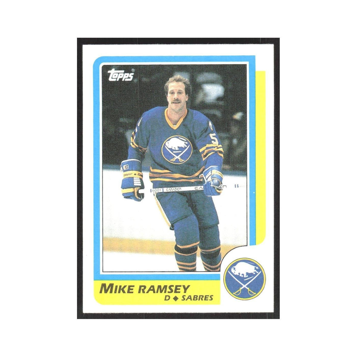 1986 Topps Mike Ramsey Buffalo Sabres #115