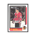 1986 Topps Ed Olczyk Chicago Blackhawks #82