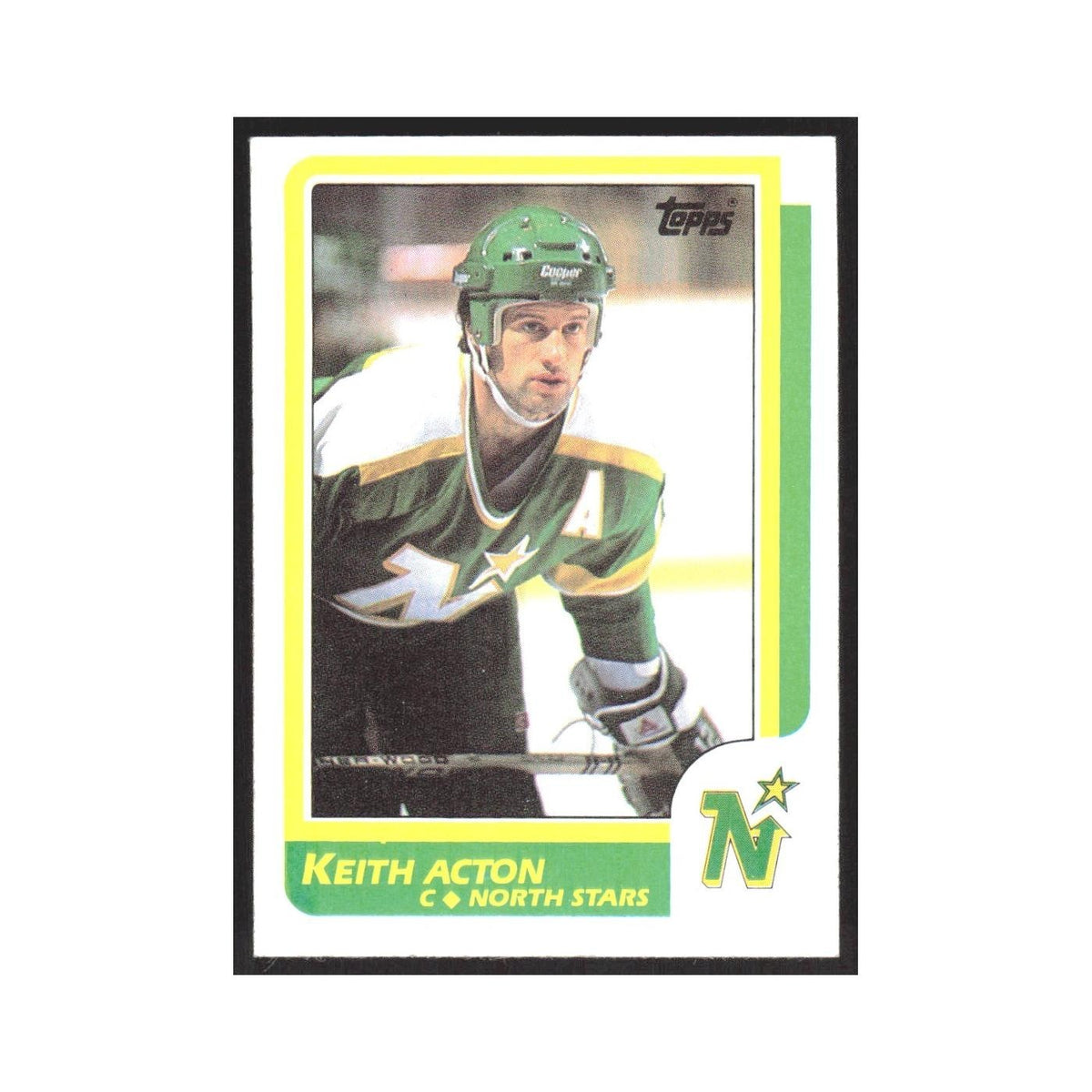 1986 Topps Keith Acton Minnesota North Stars #172