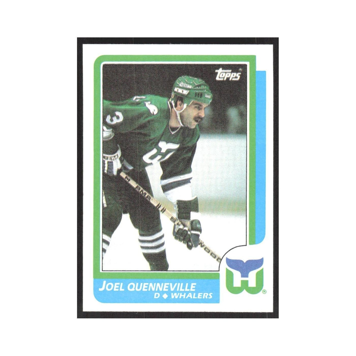 1986 Topps Joel Quenneville Hartford Whalers #118
