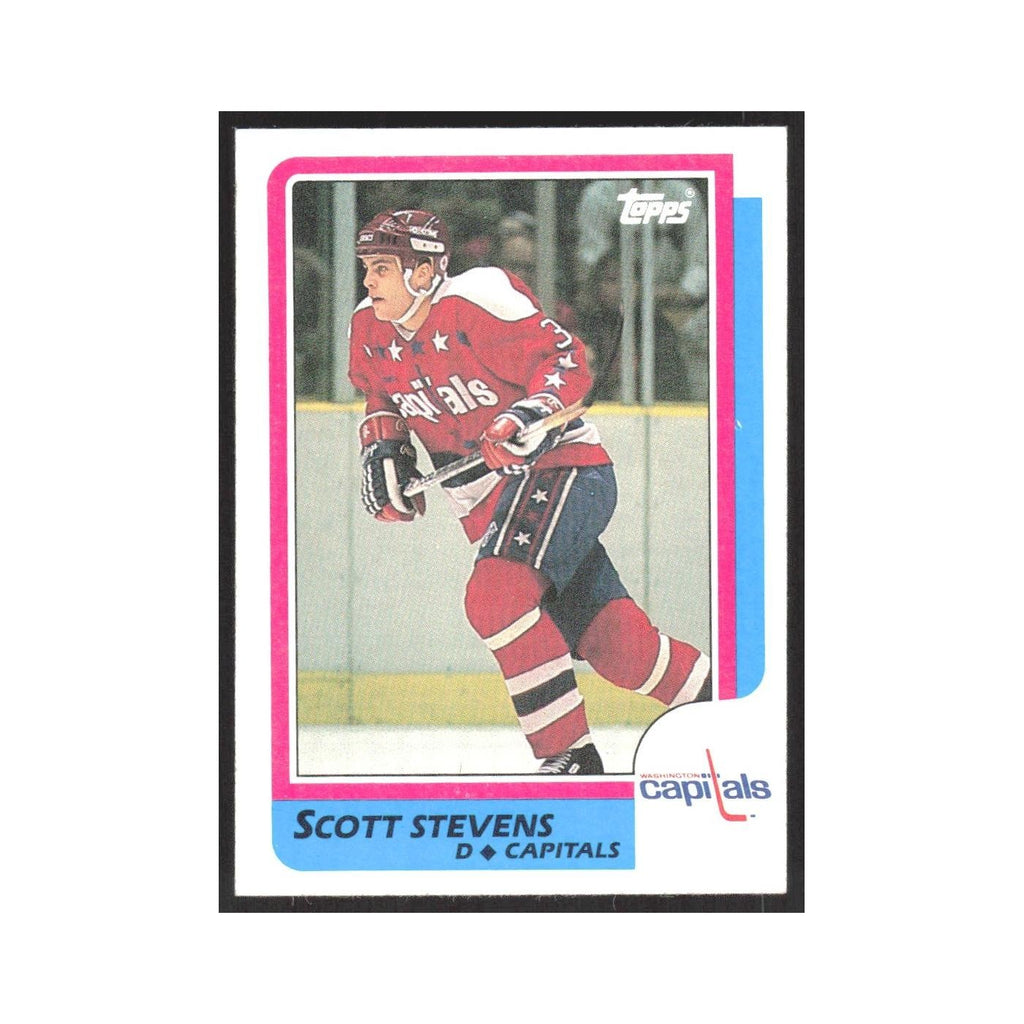 1986 Topps Scott Stevens Washington Capitals #126