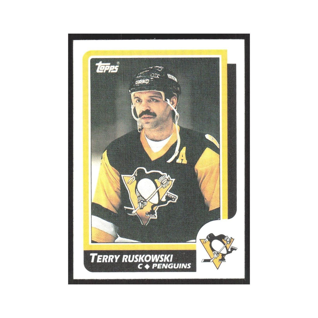 1986 Topps Terry Ruskowski Pittsburgh Penguins #111