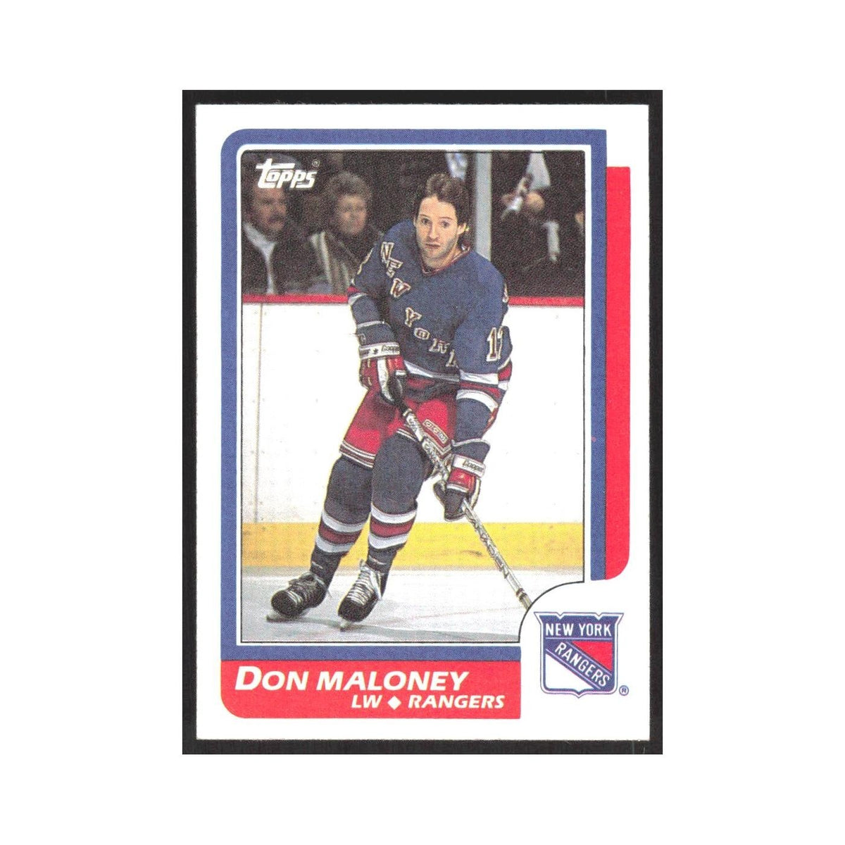 1986 Topps Don Maloney New York Rangers #81