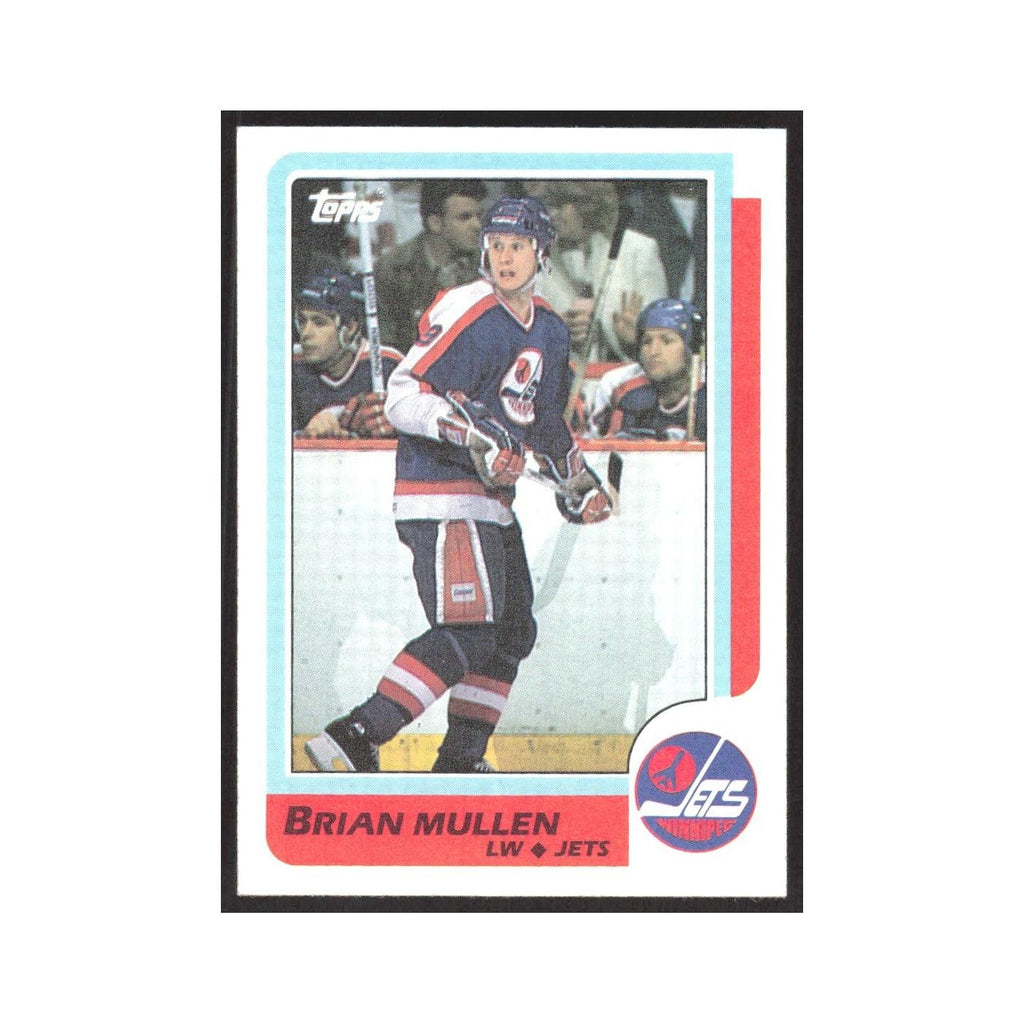 1986 Topps Brian Mullen Winnipeg Jets #38