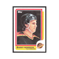 1986 Topps Barry Pederson Vancouver Canucks #34