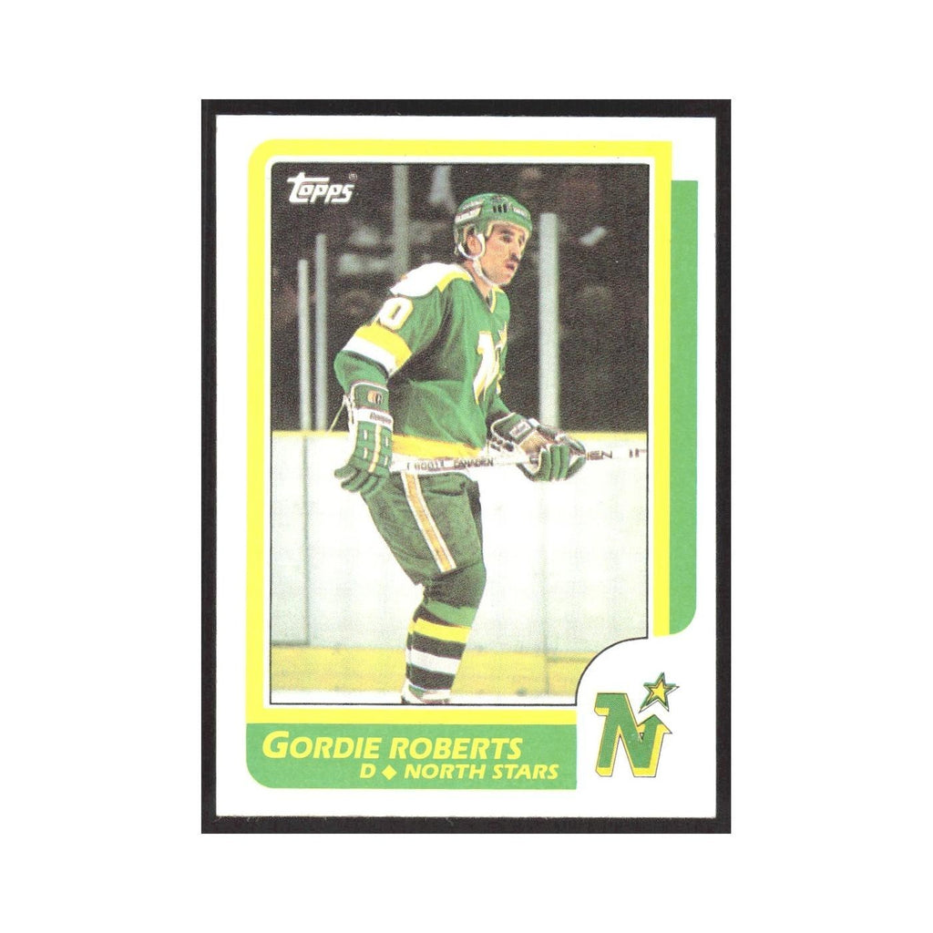 1986 Topps Gordie Roberts Minnesota North Stars #42