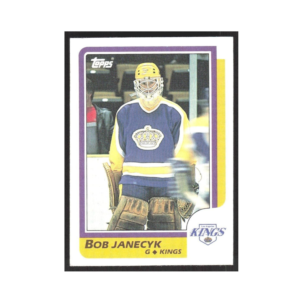 1986 Topps Bob Janecyk Los Angeles Kings #131