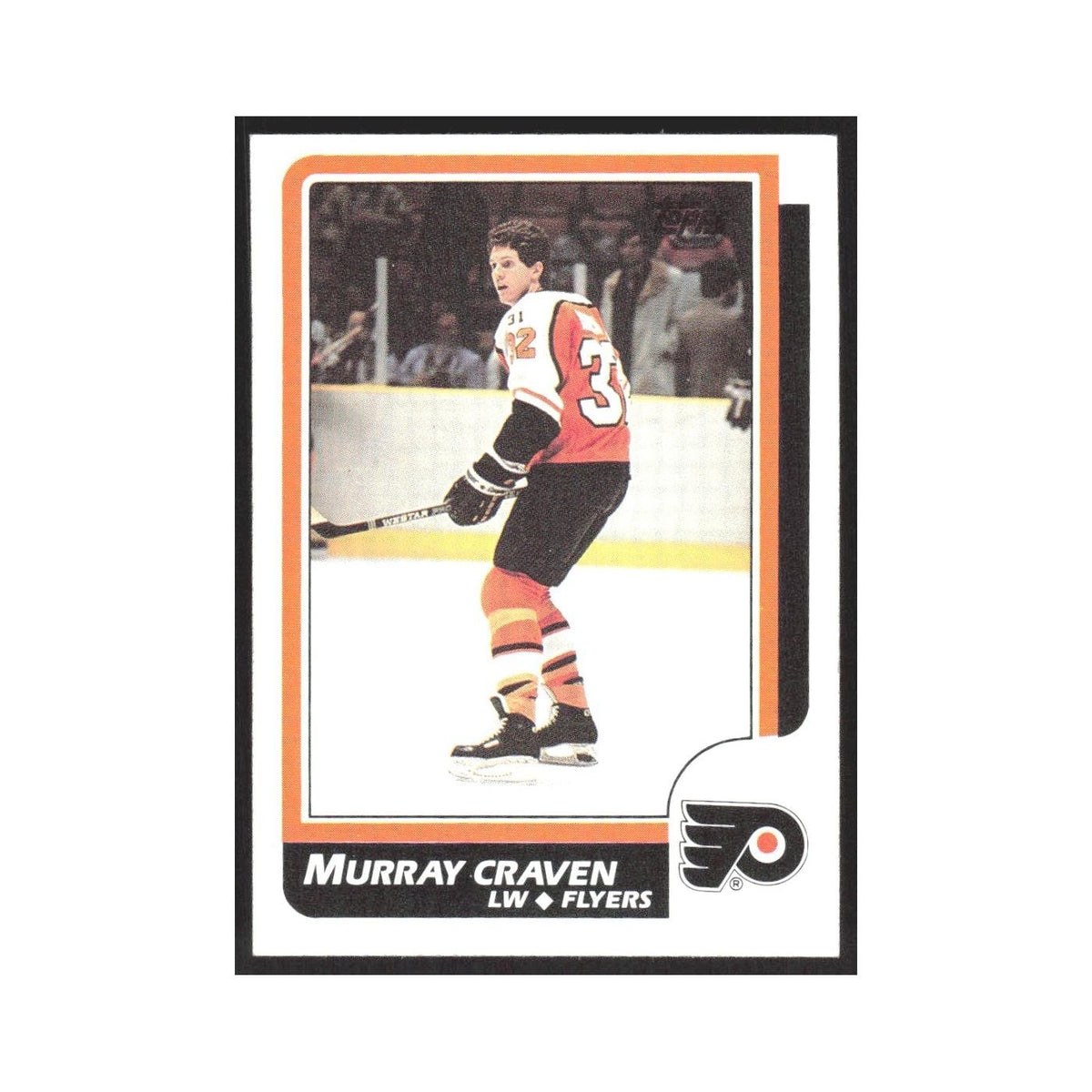 1986 Topps Murray Craven Philadelphia Flyers #167
