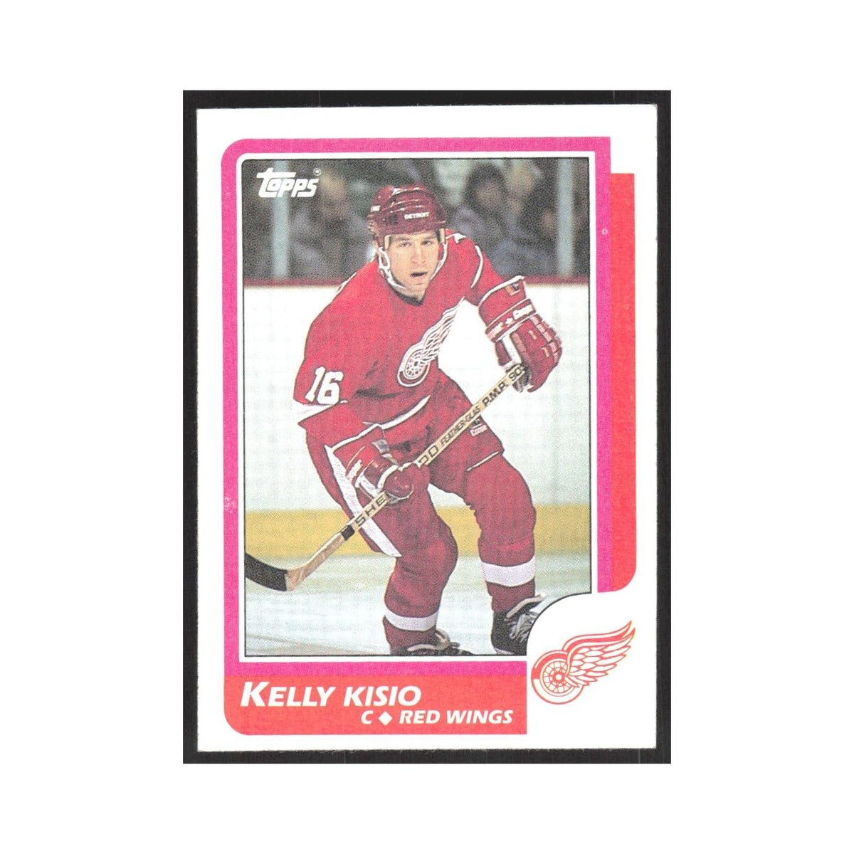 1986 Topps Kelly Kisio Detroit Red Wings #116
