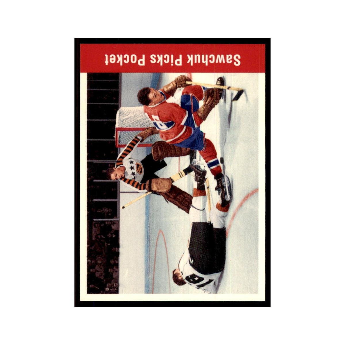1994 Parkhurst Missing Link Sawchuck Picks Pocket Boston Bruins #153