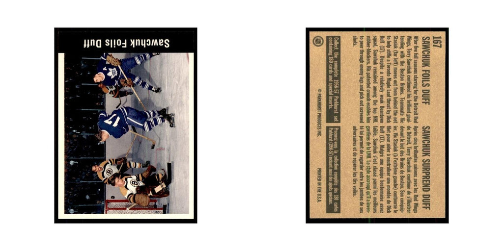 1994 Parkhurst Missing Link Sawchuk Foils Duff Boston Bruins #167