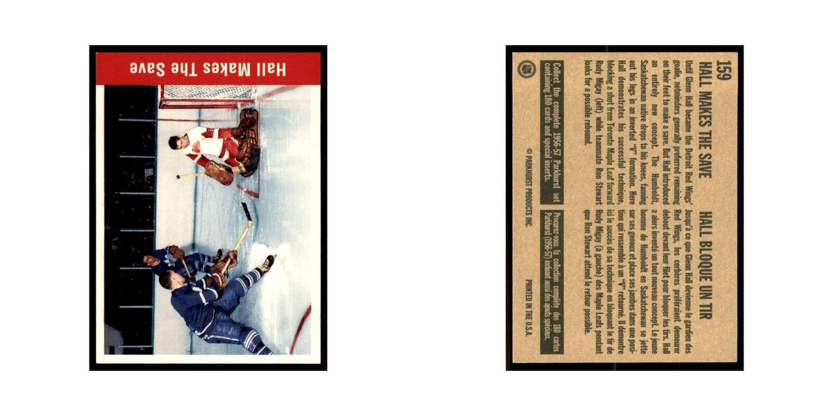 1994 Parkhurst Missing Link Hall Makes the Save Detroit Red Wings #159