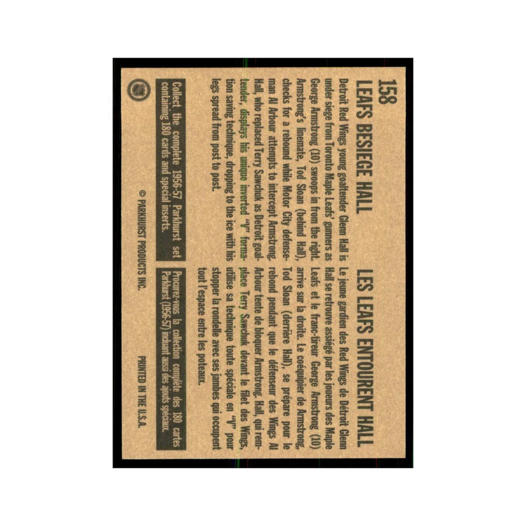 1994 Parkhurst Missing Link Leafs Besiege Hall Toronto Maple Leafs #158