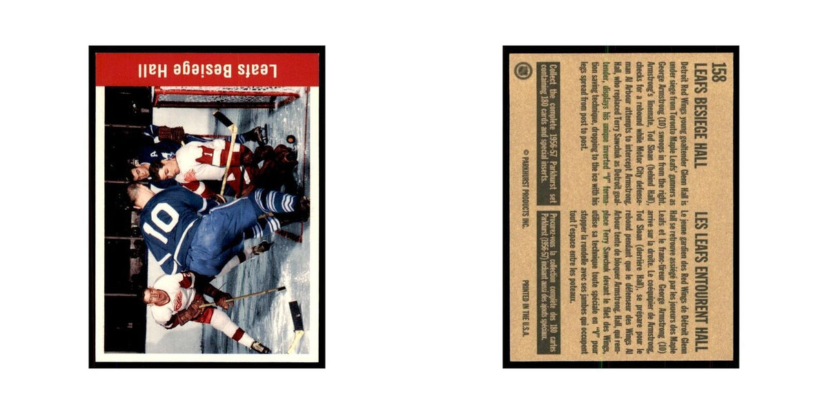 1994 Parkhurst Missing Link Leafs Besiege Hall Toronto Maple Leafs #158