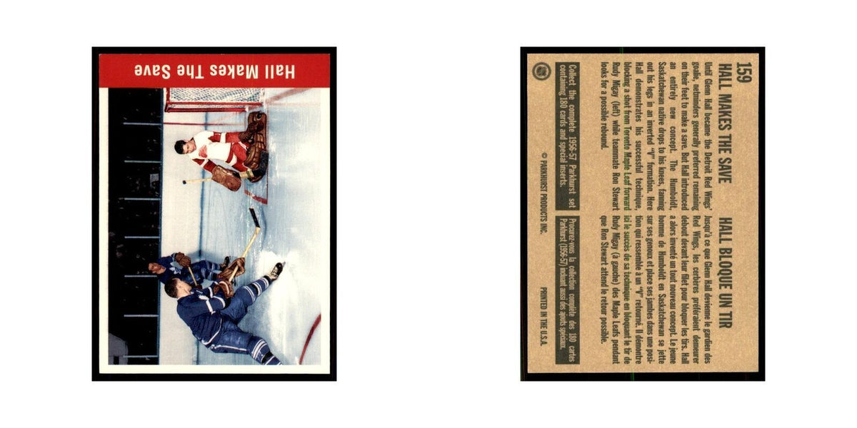1994 Parkhurst Missing Link Hall Makes the Save Detroit Red Wings #159