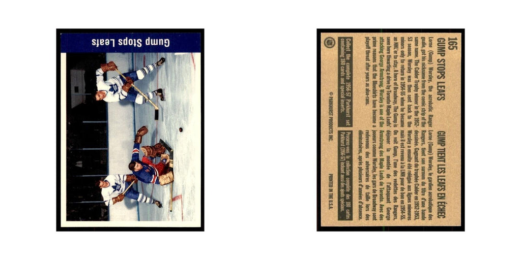 1994 Parkhurst Missing Link Gump Stops Leafs New York Rangers #165