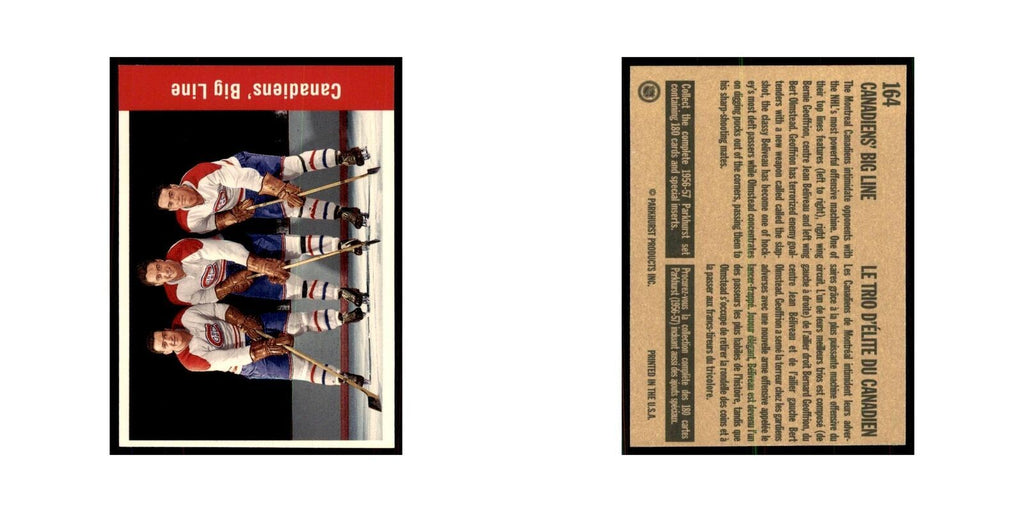 1994 Parkhurst Missing Link Canadians Big Line Montreal Canadiens #164