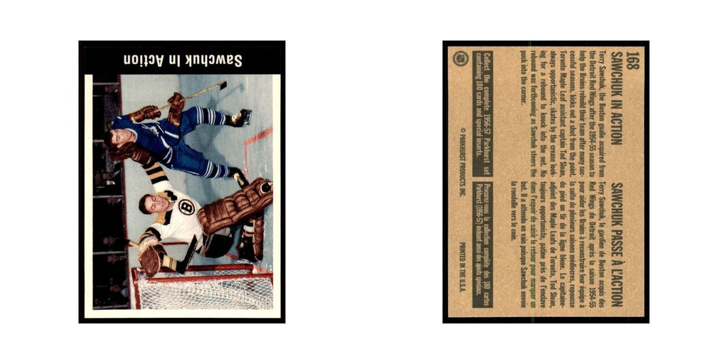 1994 Parkhurst Missing Link Sawchuk in Action Boston Bruins #168