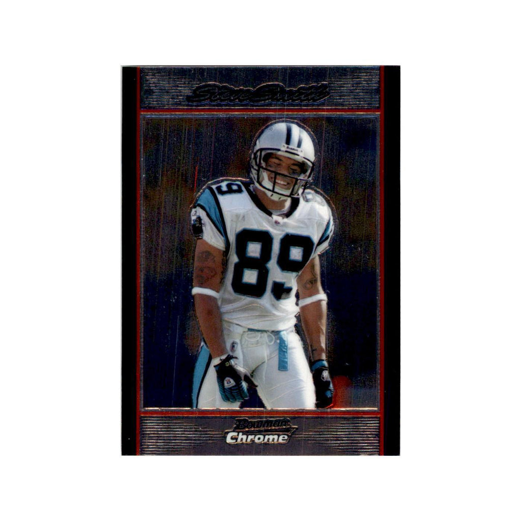 2007 Bowman Chrome Steve Smith Football Cards #140