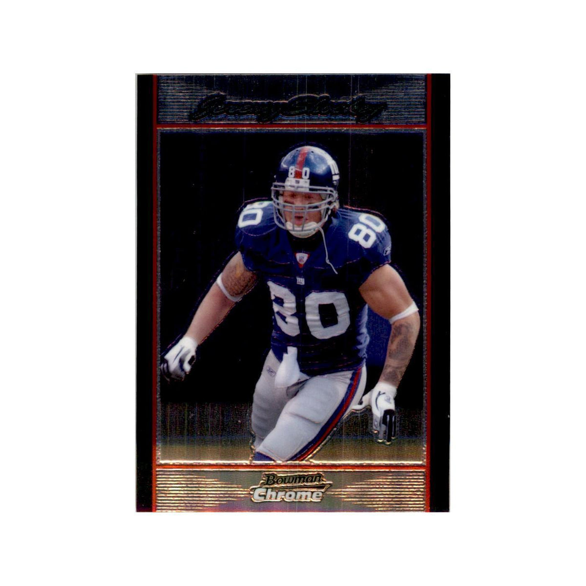 2007 Bowman Chrome Jeremy Shockey Football Cards #162