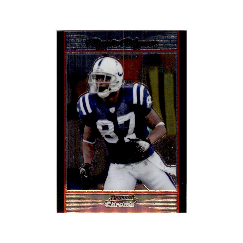 2007 Bowman Chrome Reggie Wayne Football Cards #201