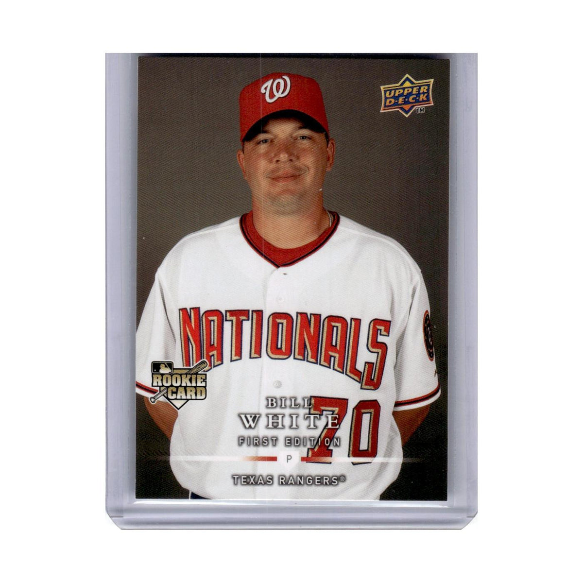 2008 Upper Deck First Edition Bill White RC Rangers #300