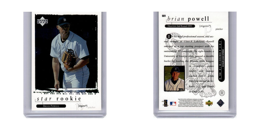 1998 Upper Deck Brian Powell Tigers #581
