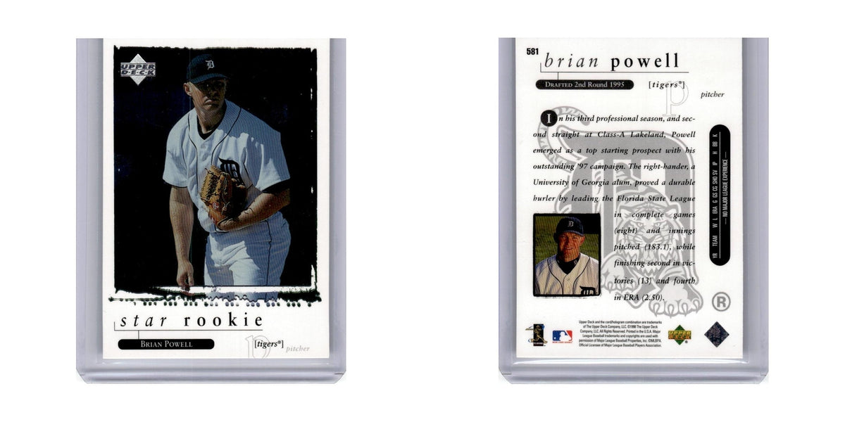 1998 Upper Deck Brian Powell Tigers #581