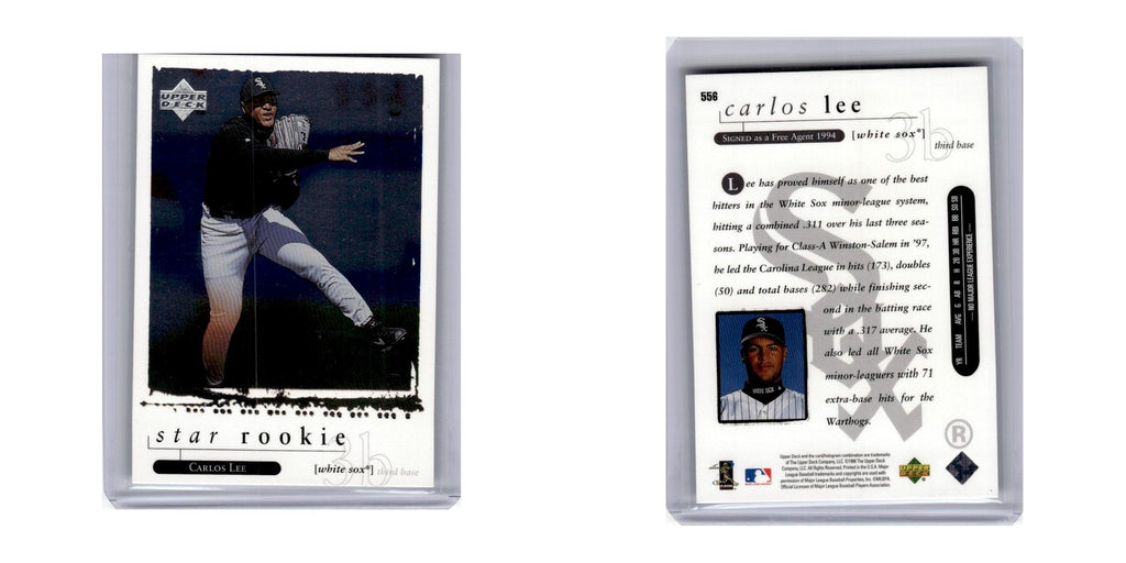 1998 Upper Deck Carlos Lee RC White Sox #556