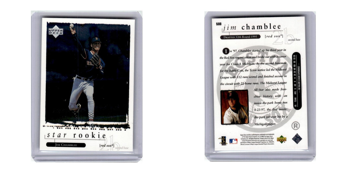 1998 Upper Deck Jim Chamblee RC Red Sox #588