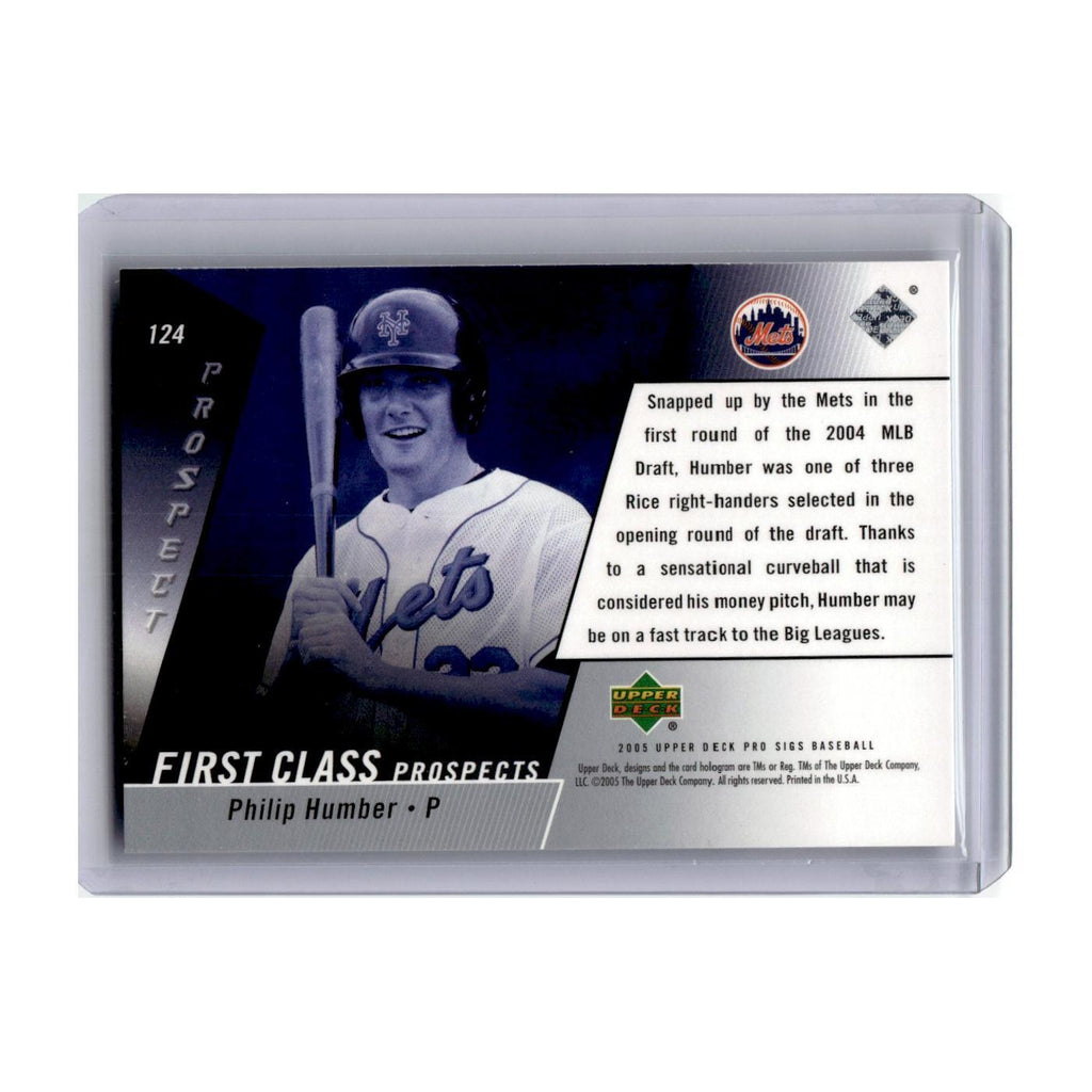 2005 Upper Deck Pro Sigs Philip Humber RC Mets #124