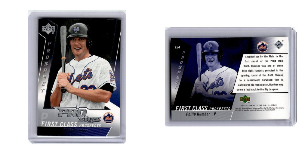 2005 Upper Deck Pro Sigs Philip Humber RC Mets #124