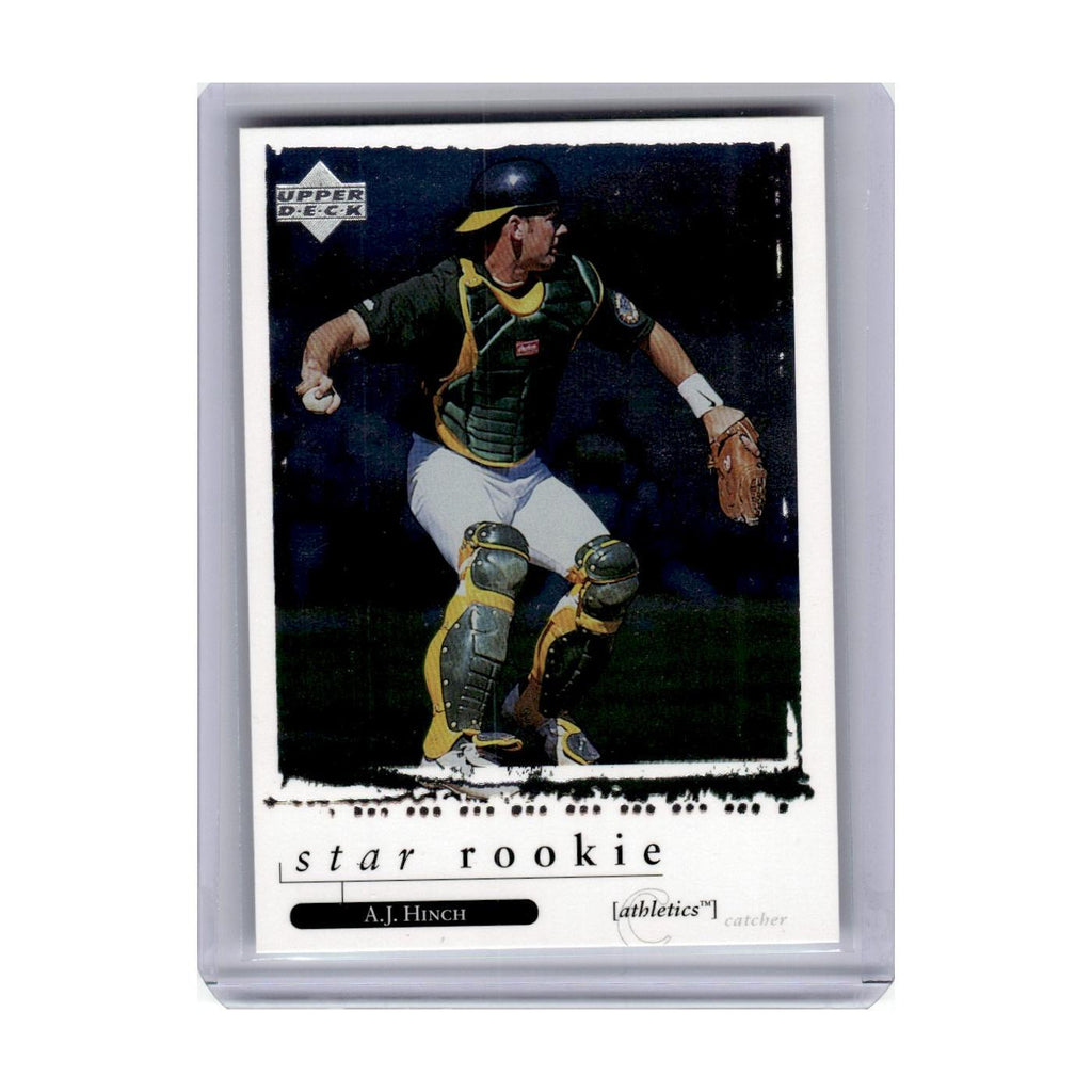 1998 UD Choice Rookie Class A.J. Hinch Athletics #590
