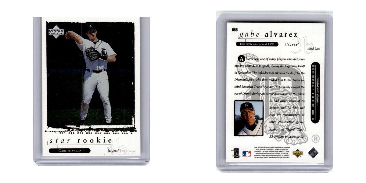1998 Upper Deck Star Rookies Gabe Alvarez Tigers #555
