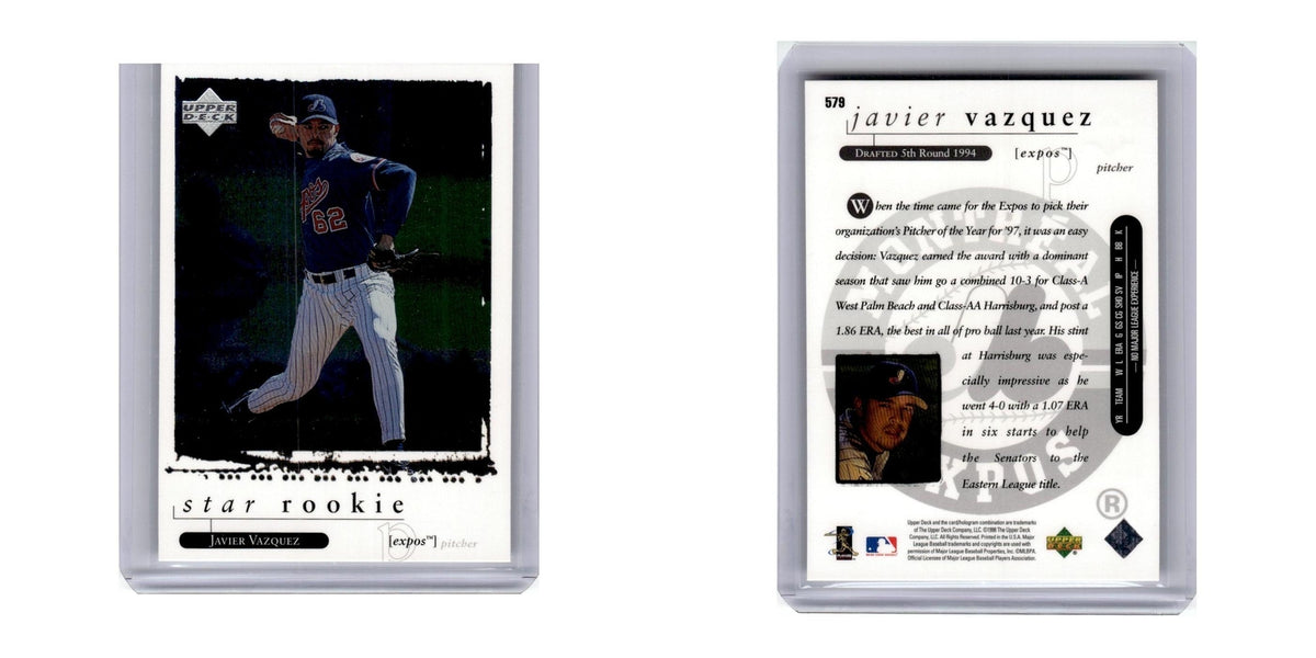 1998 Upper Deck Javier Vazquez Montreal Expos #579