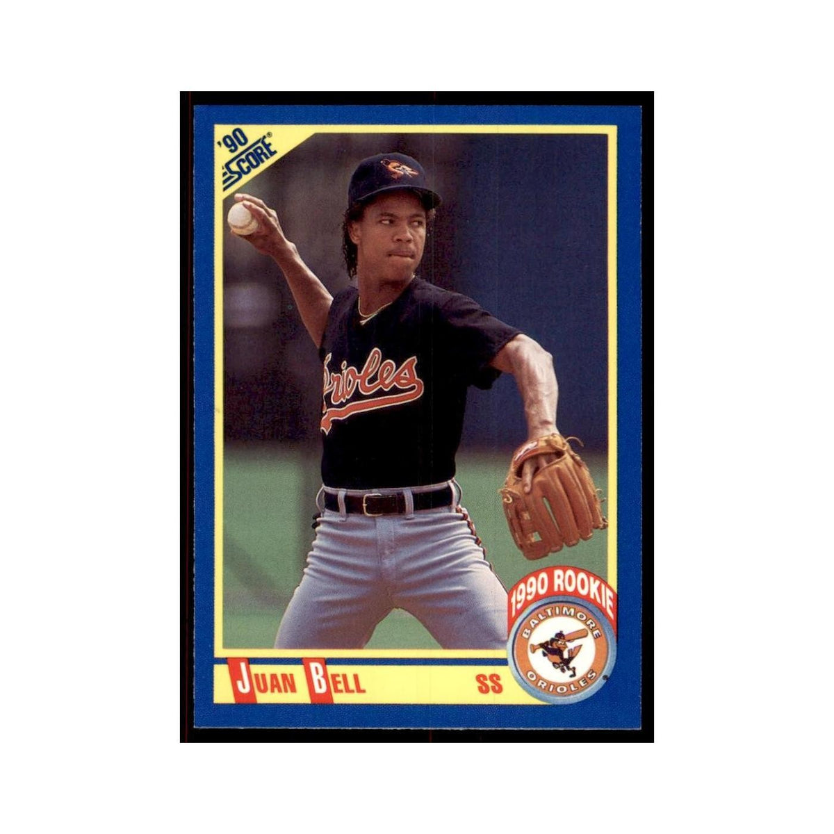 1990 Score Juan Bell Baseball Cards #603