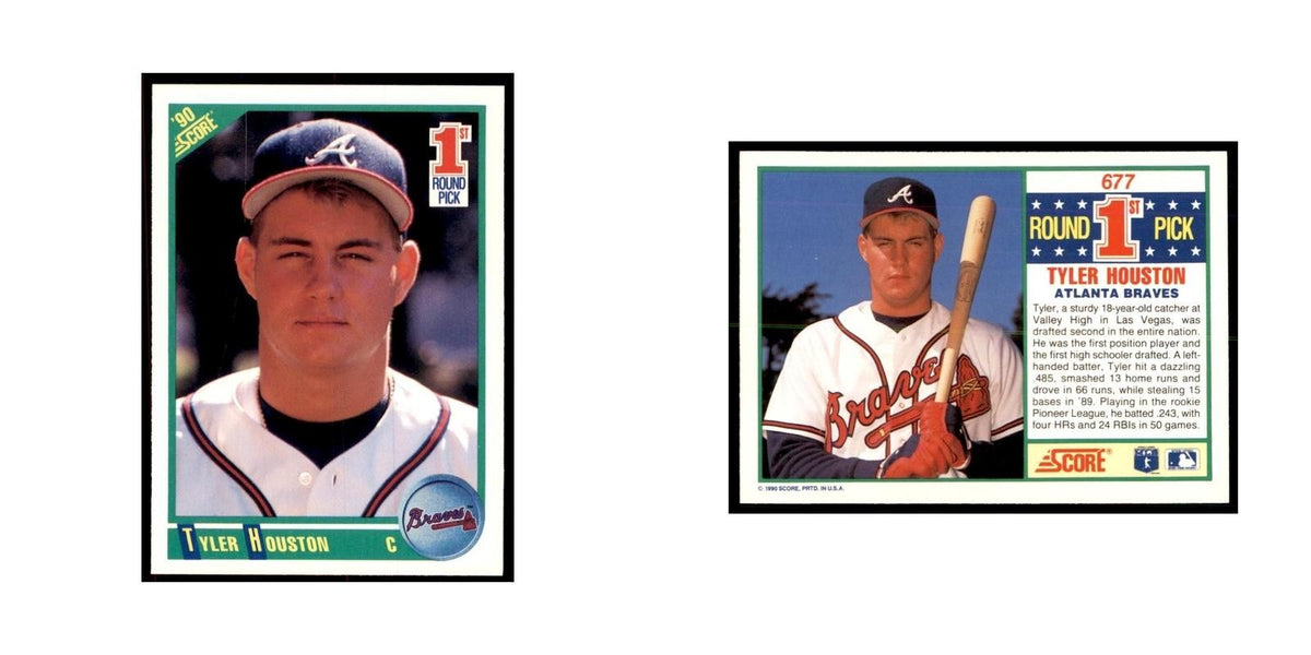 1990 Score Tyler Houston Baseball Cards #677