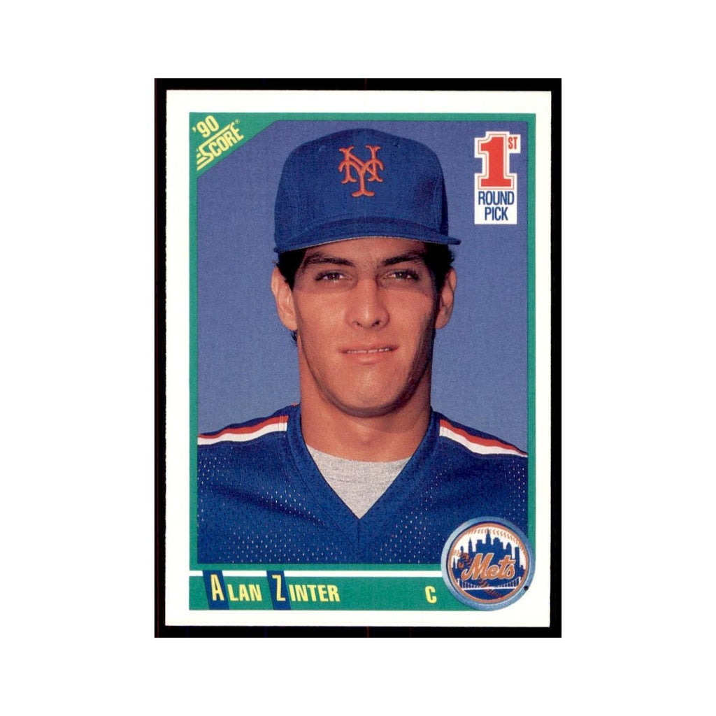 1990 Score Alan Zinter Baseball Cards #671