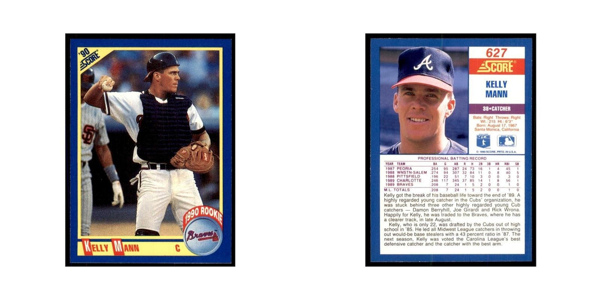 1990 Score Kelly Mann Baseball Cards #627